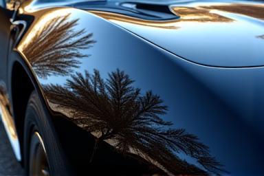 セラミックコーティング後の車の輝き