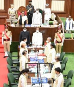 छत्तीसगढ़ विधानसभा के बजट सत्र के प्रथम दिन आज सदन में दिवंगत विभूतियों