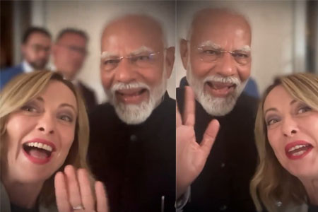 MODI MELONI VIRAL VIDEO