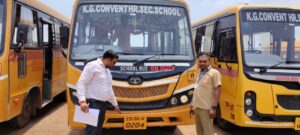 स्कूल बसों की सघन जांच, 65 सौ शमन शुल्क की वसूली